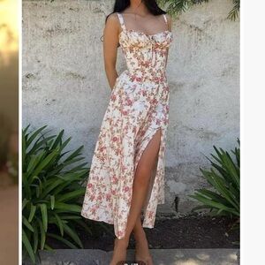 Rosebud Floral Midi Sundress